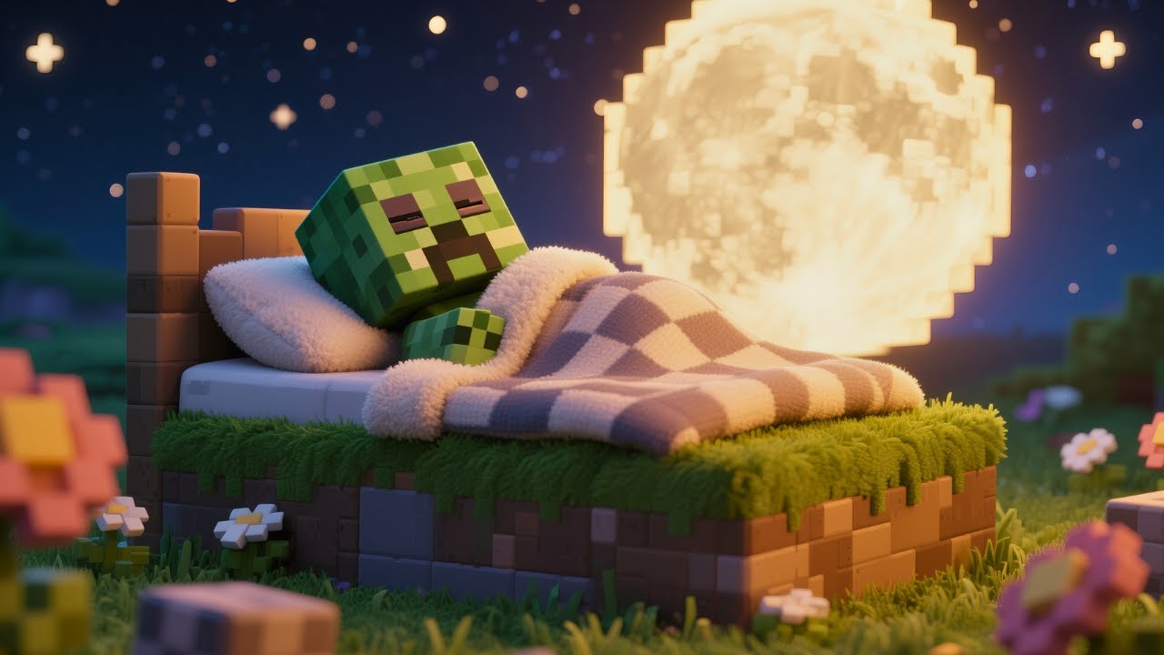Полный плейлист на ночь: 2 часа детских песен в мире Minecraft (английские песни)