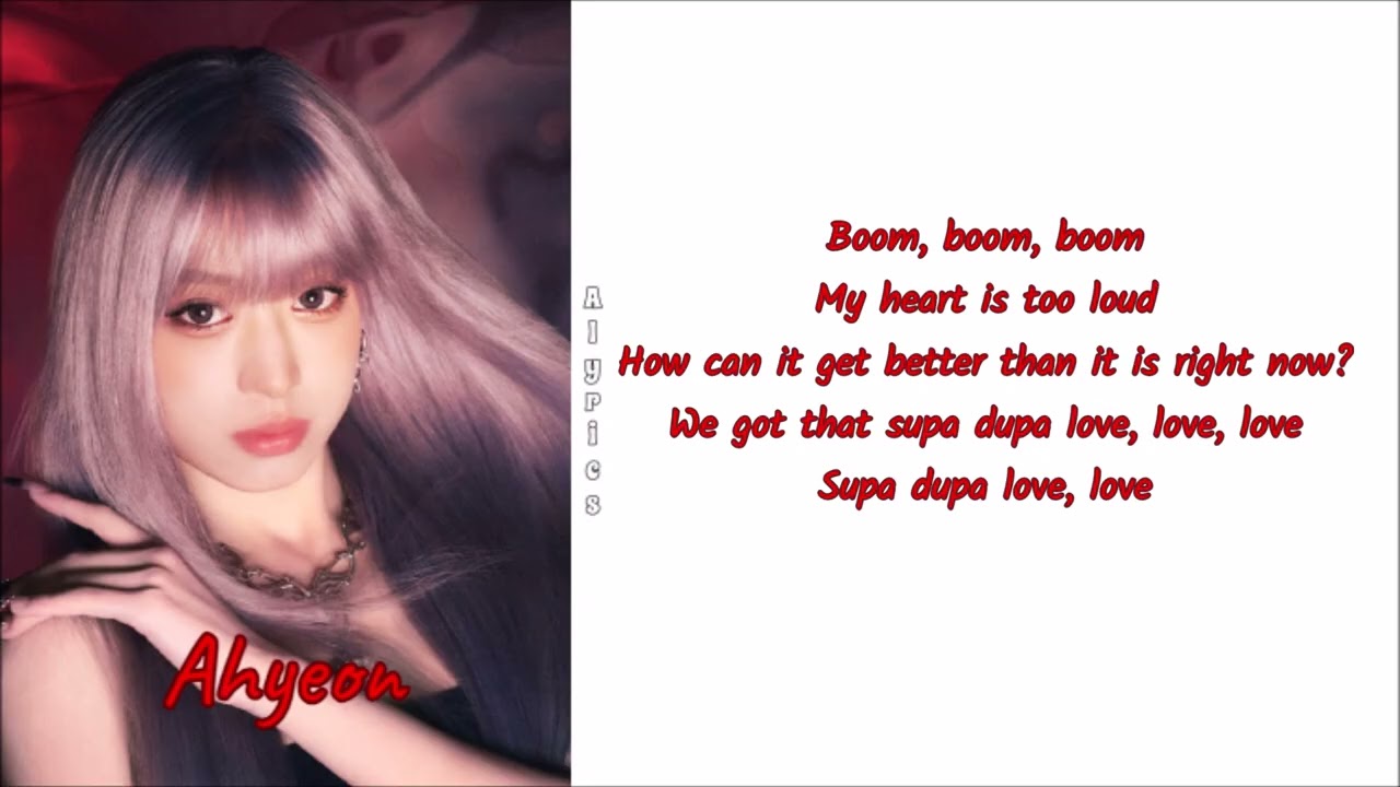 BABYMONSTER - SUPA DUPA LUV (English LYRICS Color & Picture Coded)