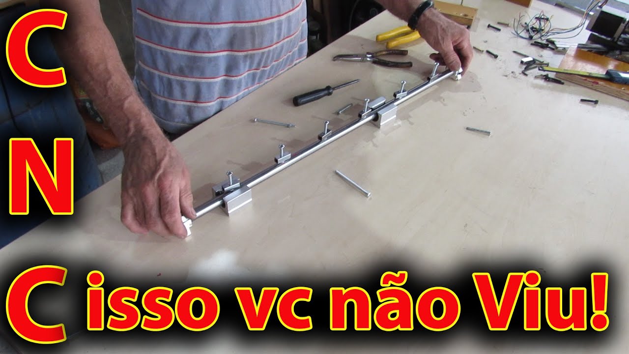 como fazer CNC Router caseira, CNC BAIXO CUSTO, homemade cnc router parte 2