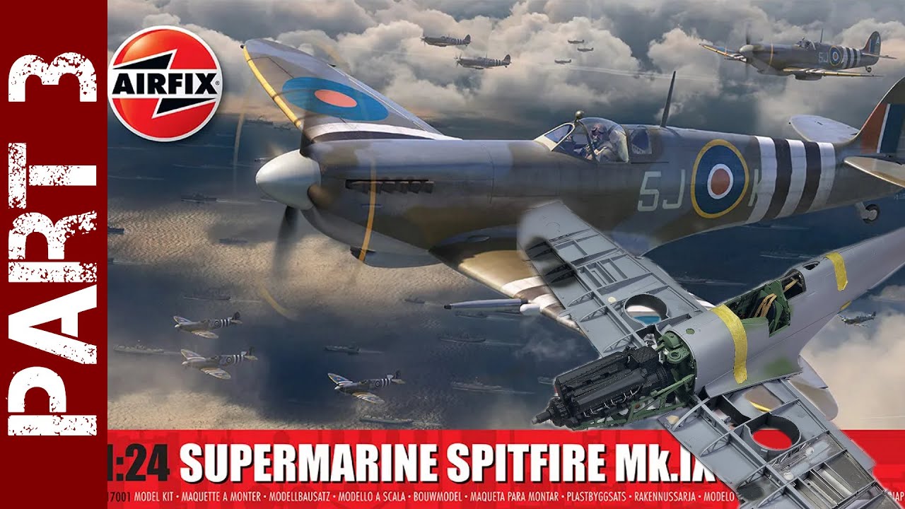 Новый Airfix 1:24 Spitfire — завершение кабины — часть 3