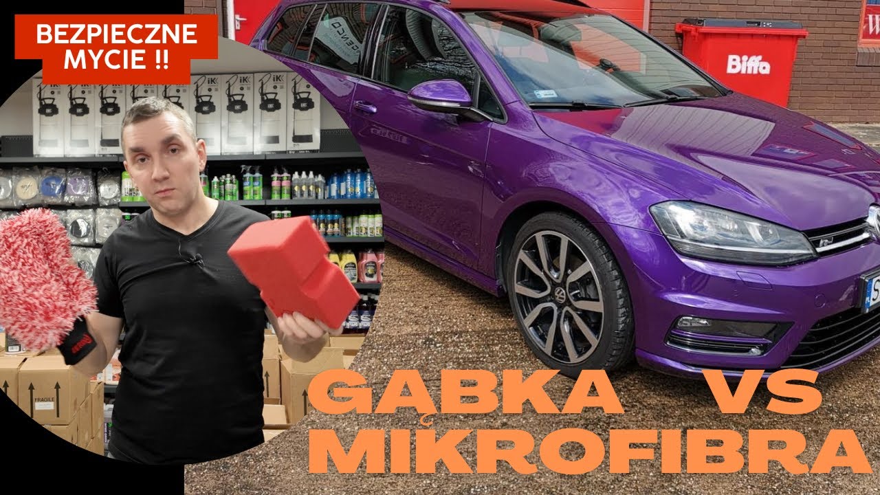 Co lepsze do mycia samochodu gąbka czy mikrofibra ?