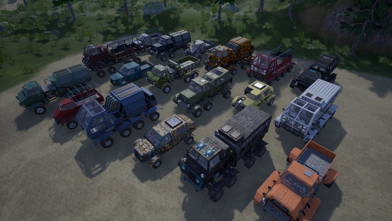 UE4 Modular offroad cars project from marketplace (Unreal engine 4)