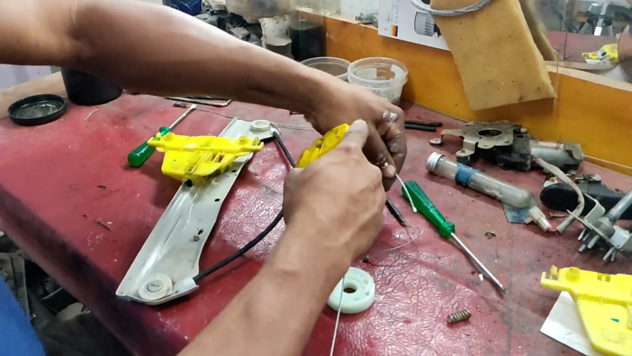 COMO TROCAR O KIT REPARO DA MÁQUINA DO VIDRO DO VOYAGE G5 !!!