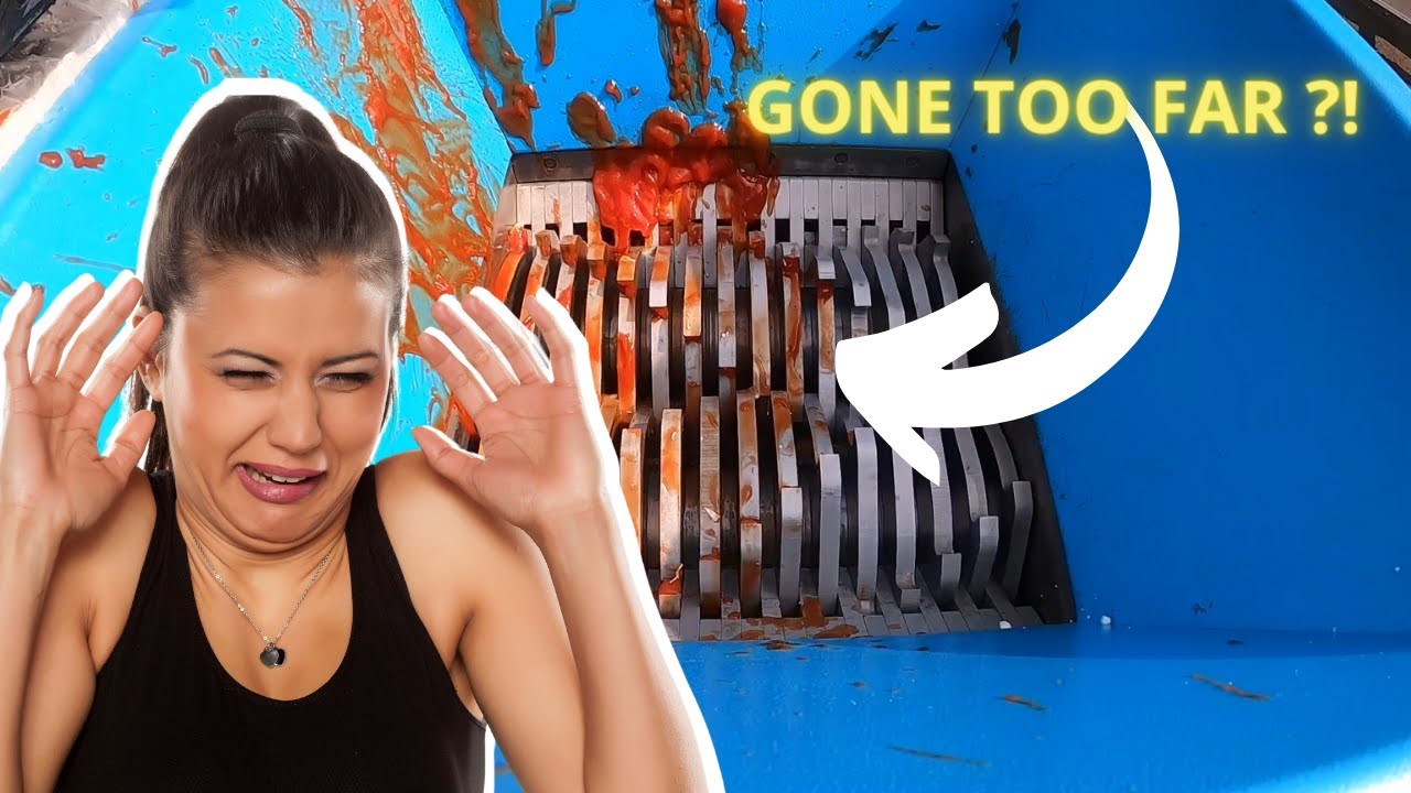 Shredder VS Top Messy And Wet Shredding Stuff Compilation