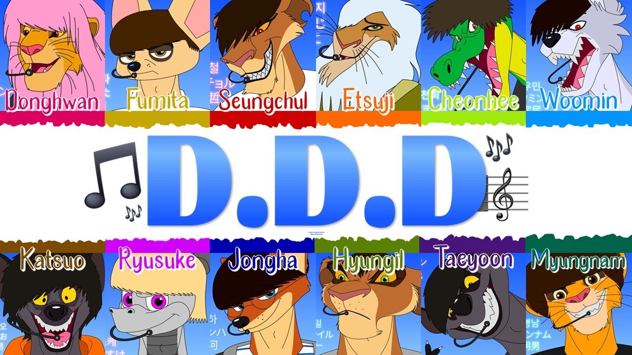 🎶🎵 FUR1 (퍼원/ファーワン) - D.D.D [Color Coded Lyrics Han|Rom|Esp] 🎵🎶 (FANMADE)