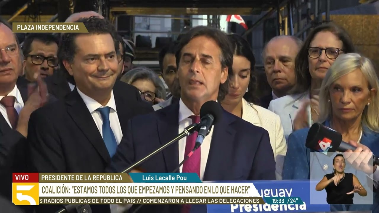 Discurso del presidente de la República saliente, Luis Lacalle Pou, al cierre de su período