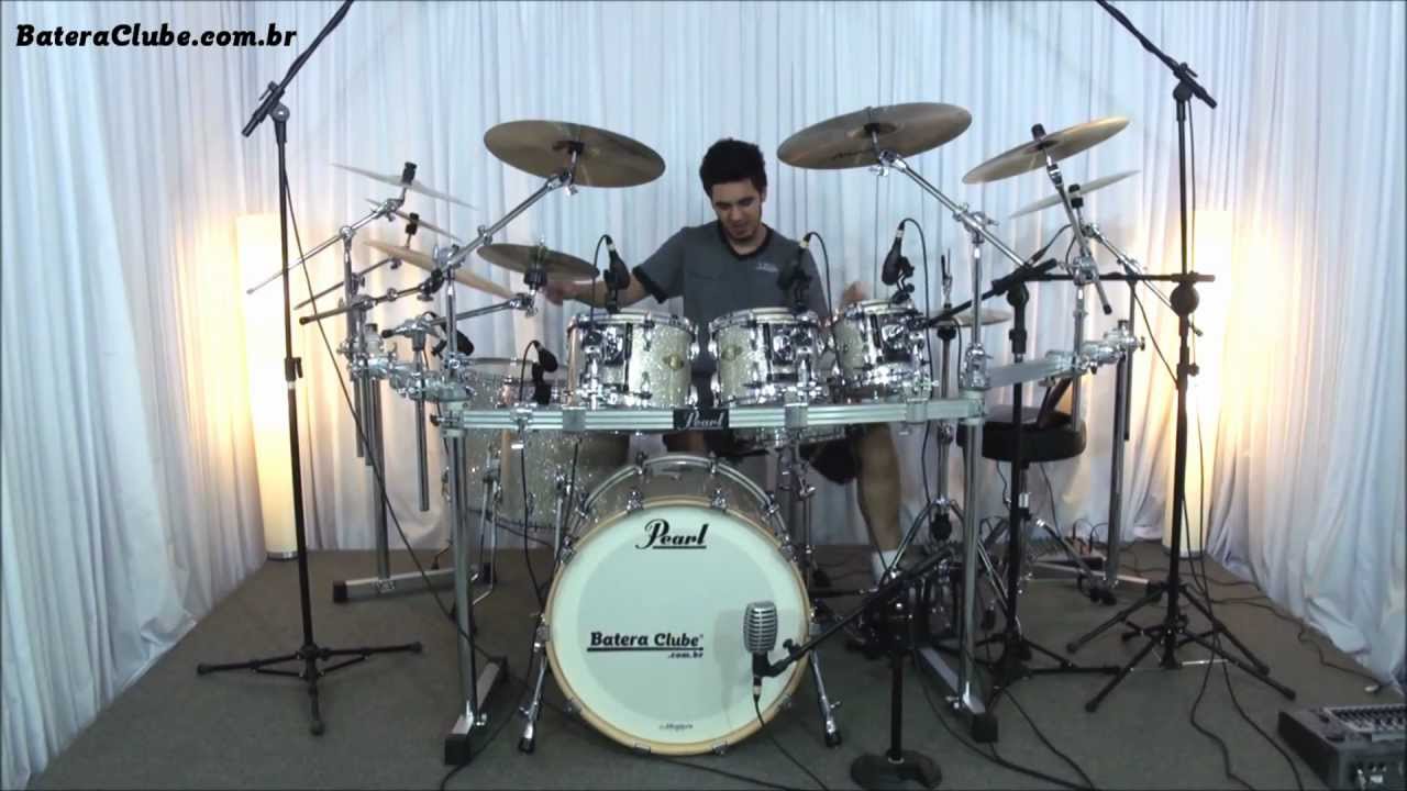 Pearl Masters MCX Maple Diamond Glitter soundcheck - BATERACLUBE.com.br