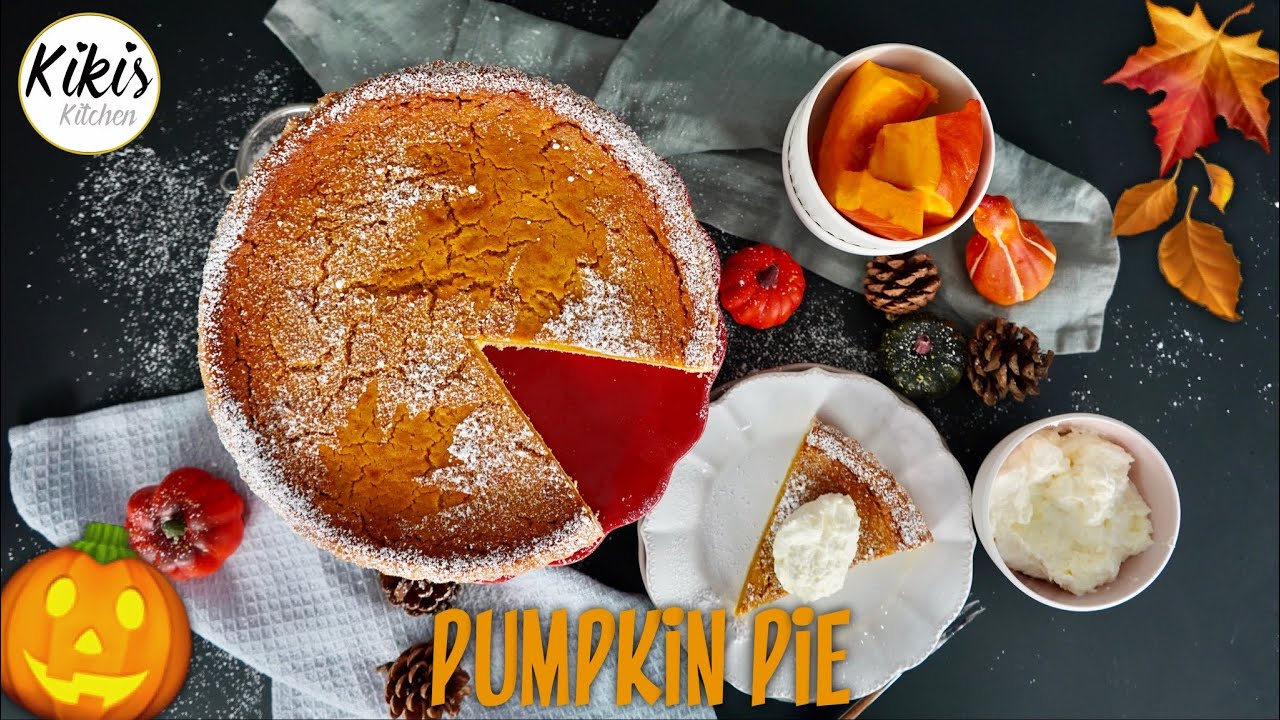 Amerikanischer Pumpkin Pie / Kürbiskuchen / Kürbistarte / Rezepte für den Herbst & Winter