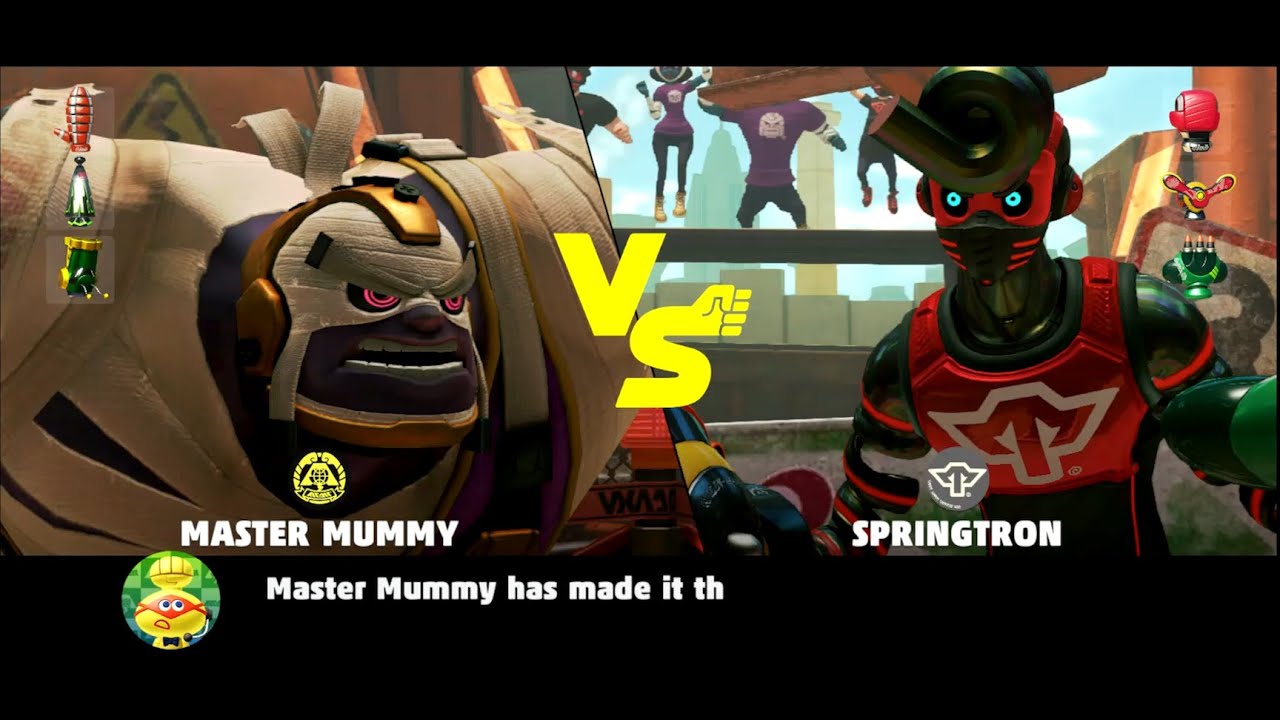 Defeated Springtron during Grand Prix Level 7