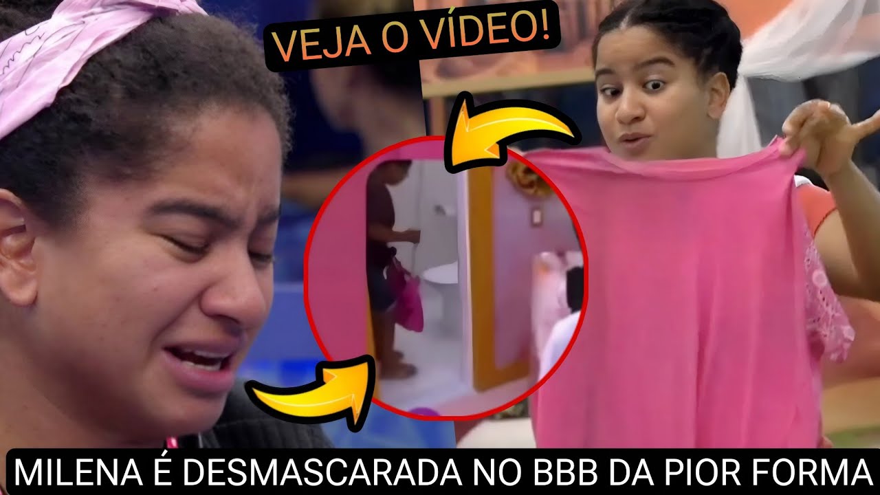 BBB 26: DEU RUIM! VAZA VÍDEO DAS CÂMERAS DO BBB O RESPONSÁVEL DE TER SUJADO A BLUSA DE MILENA -VEJA