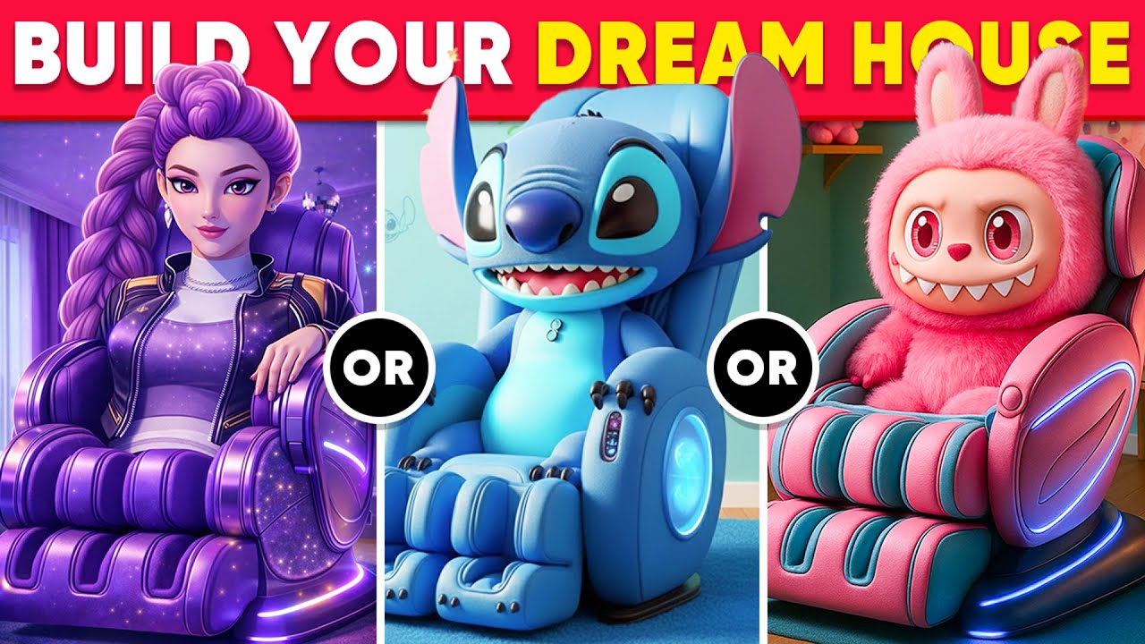 Would You Rather - Build Your Golden Luxury Dream House ✨🏰💛🎠 Daily Quiz