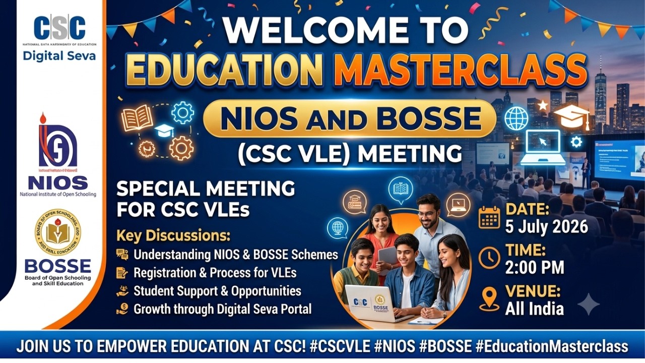 Welcome To Education Masterclass NIOS AND BOSSE CSC VLE Meeting