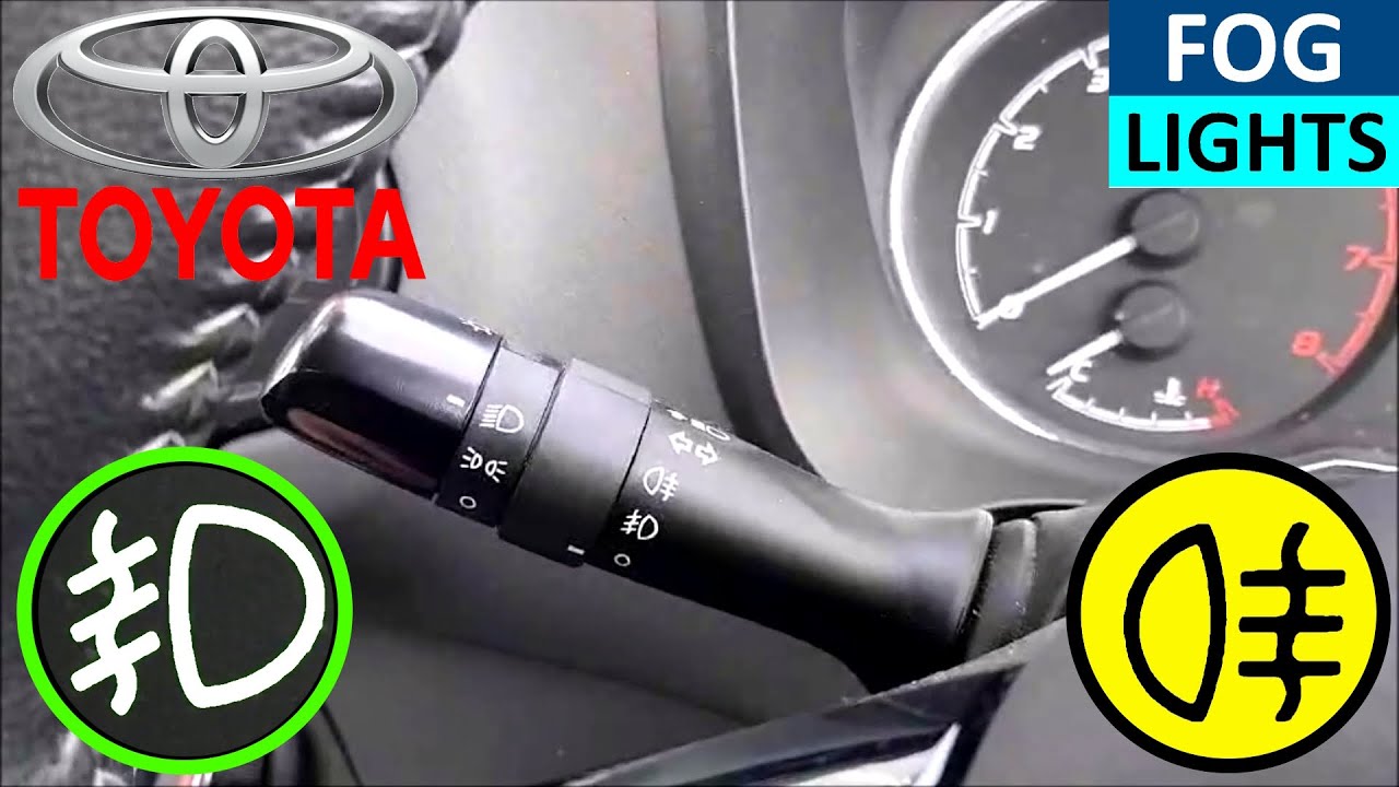 How to turn on Fog Lights on Toyota Yaris