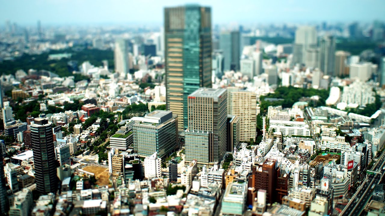 Tokyo City View Tilt Shift