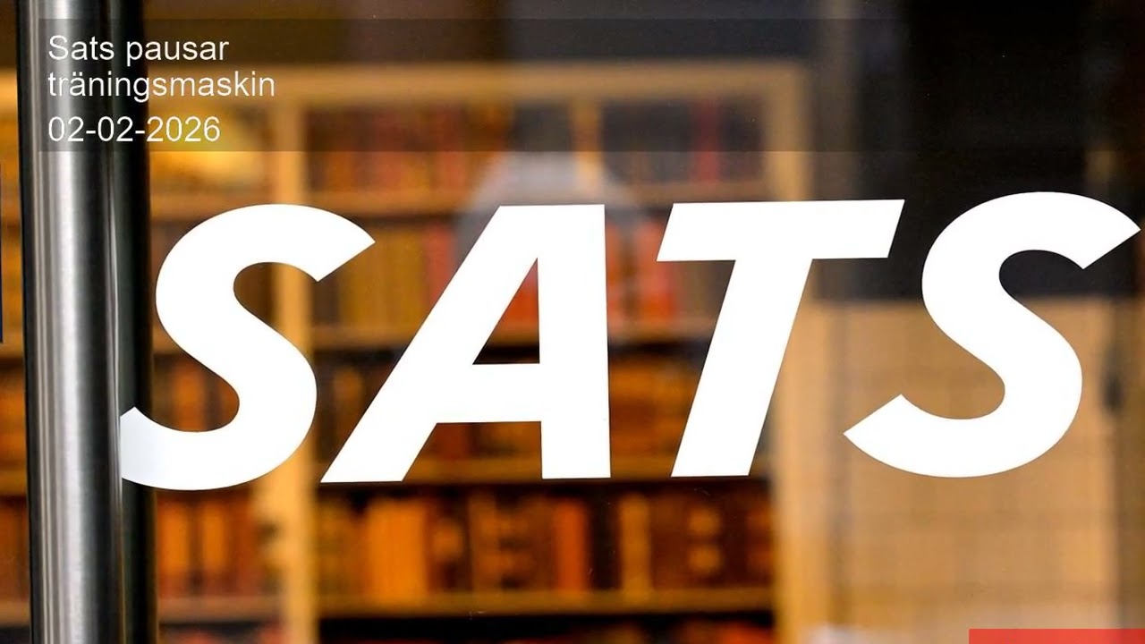 Sats pausar träningsmaskin