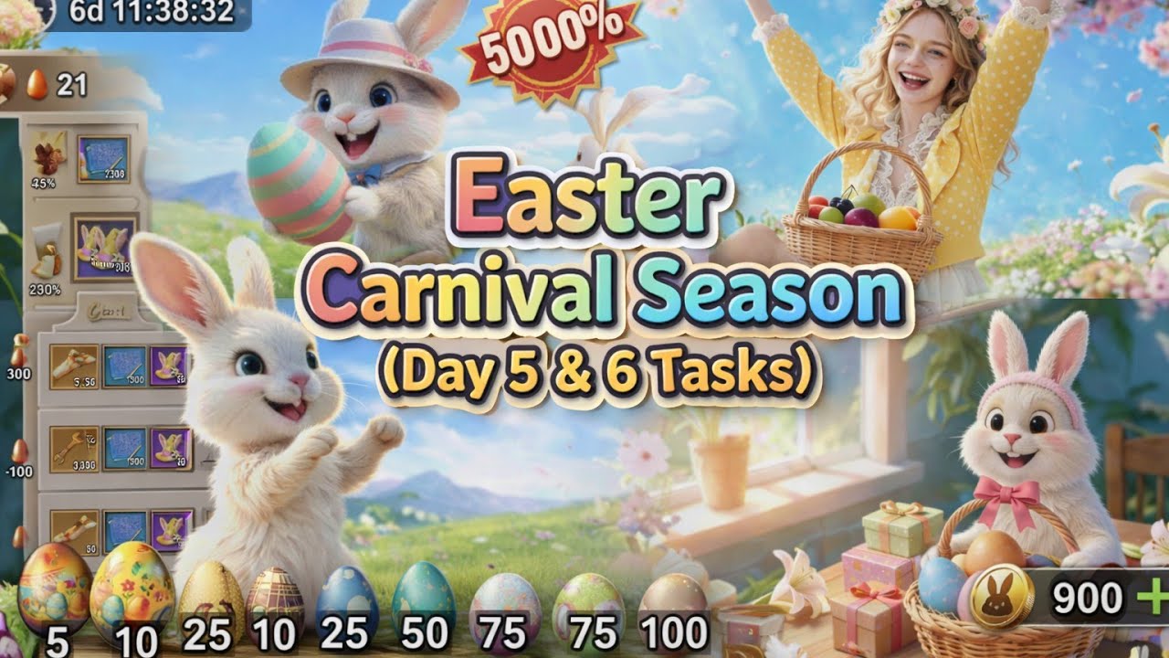 Day 5&6 Easter Carnival Tasks in Last Z Survival Shooter