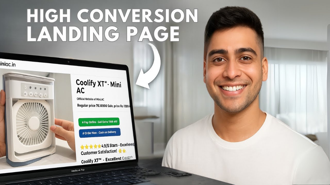 High Converting Landing Page Kaise Banaye | Meta Ads Orders Proof ke Saath 💰🔥
