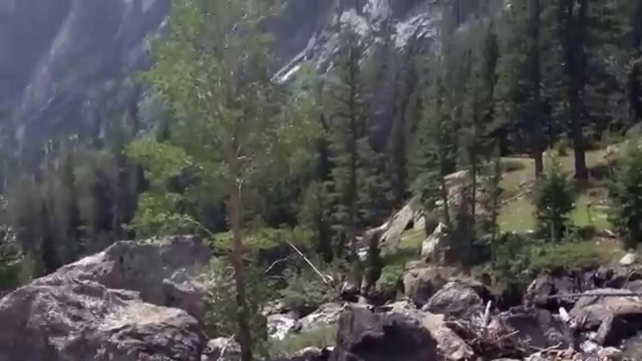 Death Canyon Trail water fall in Jackson Hole WY
