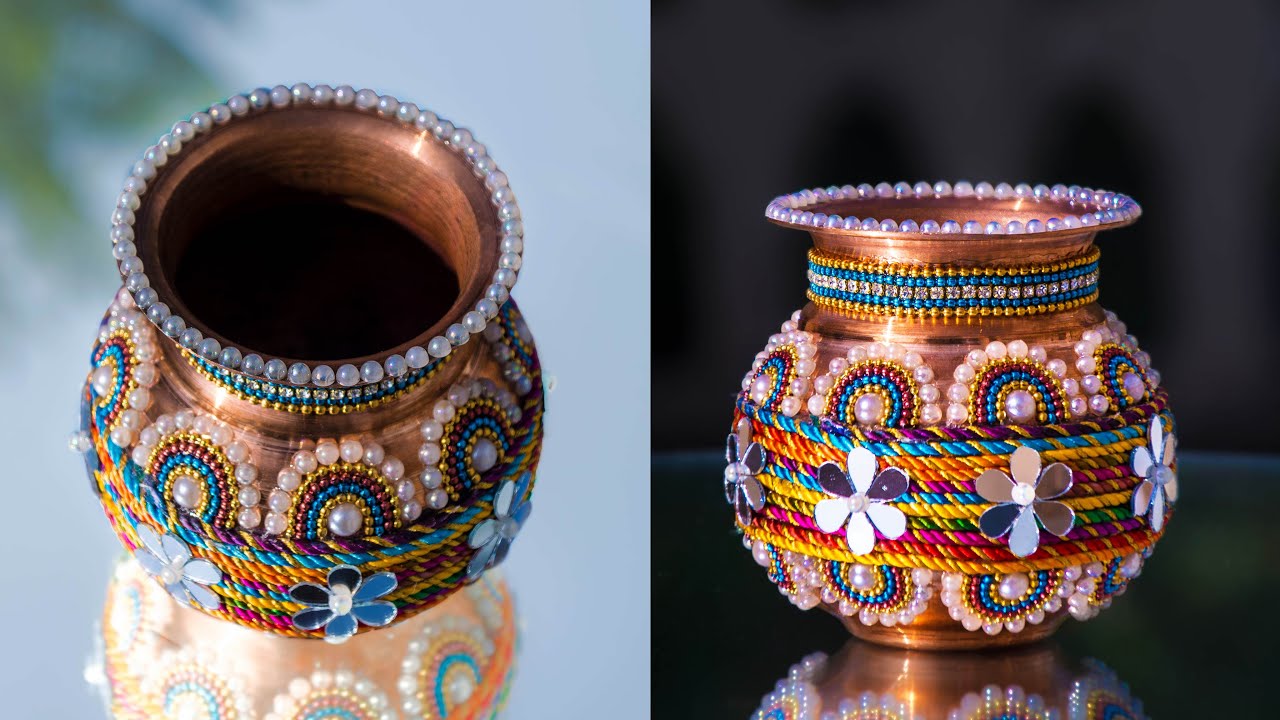 Kalash/Urn decoration | विवाह कलश | Wedding Decoration | Art with Creativity