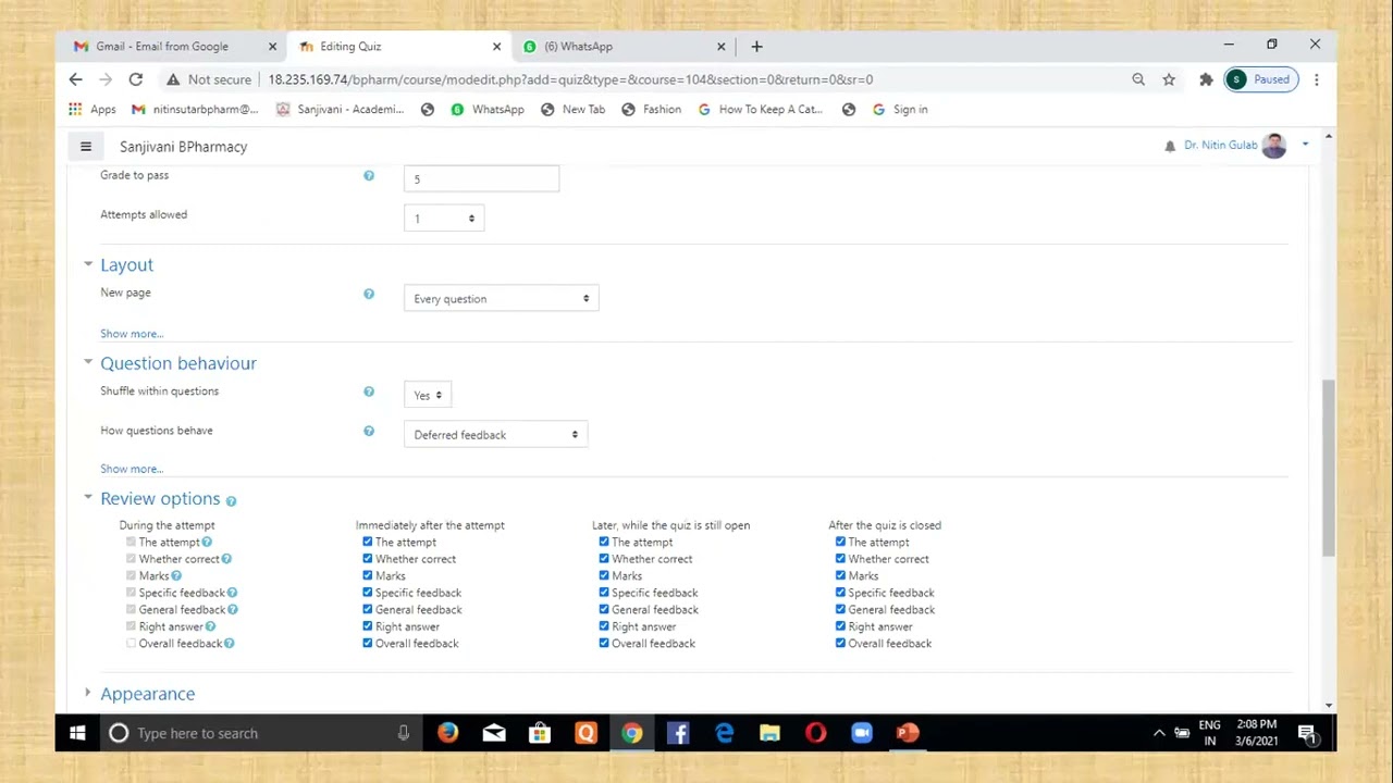 How to upload  Question paper on LMS