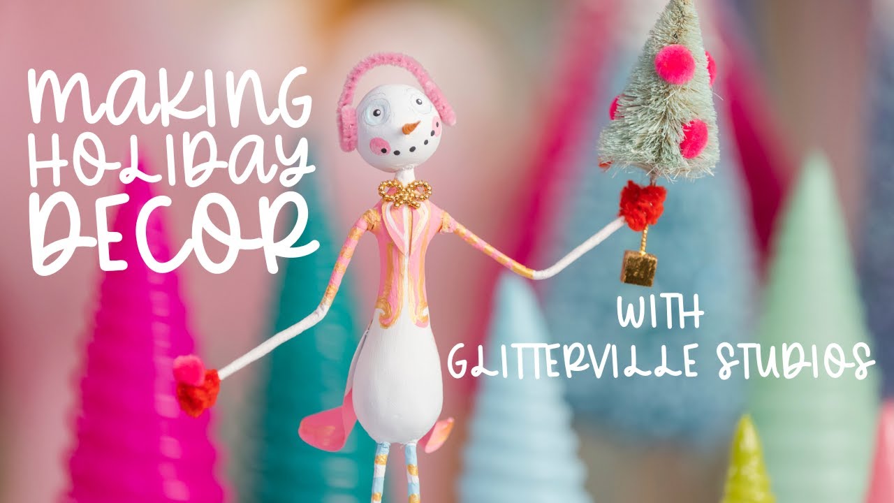 Make This Snowman Figurine, With Stephen Brown from Glittervile | Handmade Holiday
