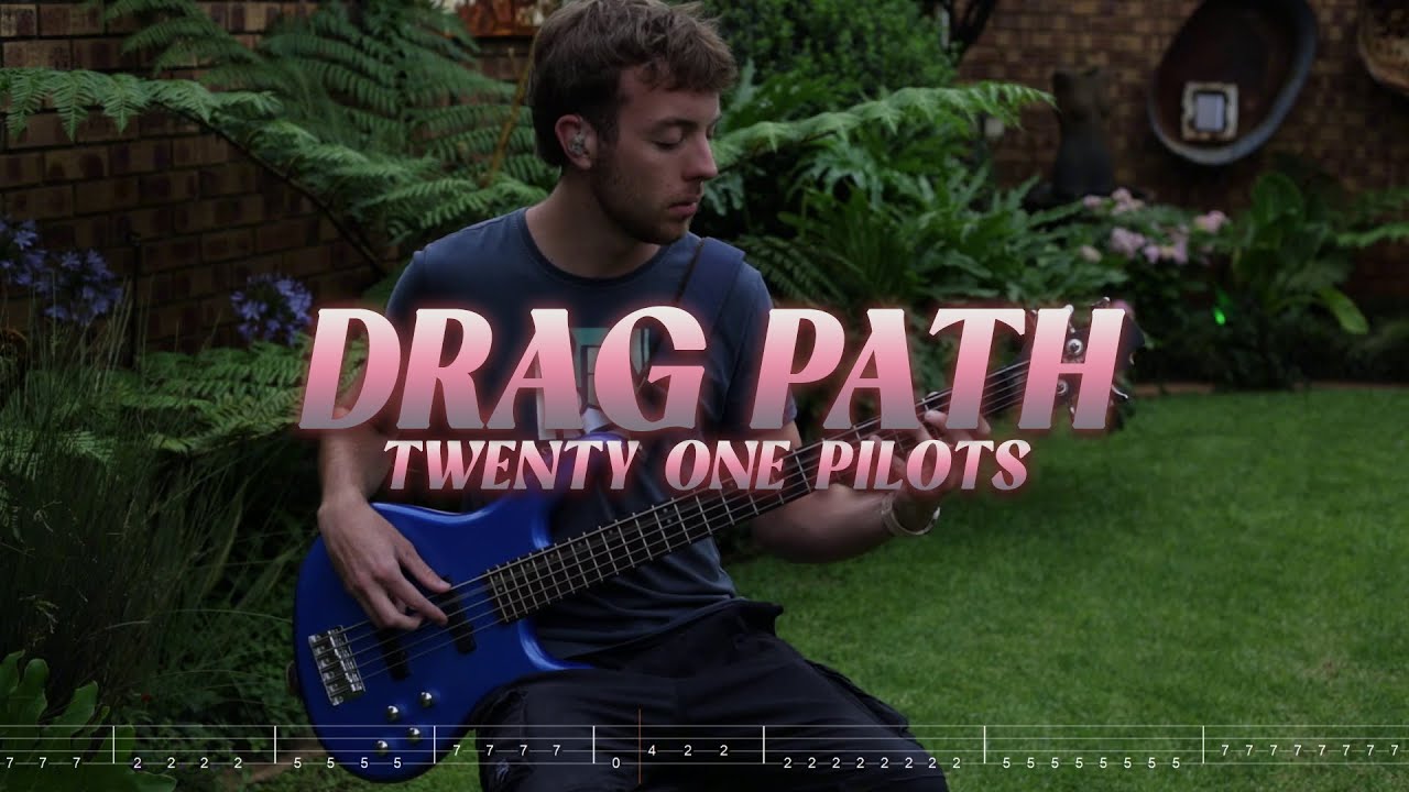 Drag Path | Twenty One Pilots | Bass Cover (On-Screen Tabs)