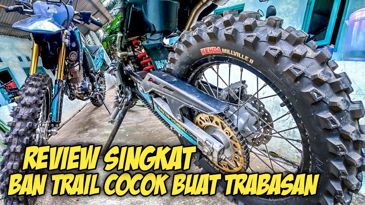 REVIEW SINGKAT BAN TRAIL BUAT TRABAS DAN HARIAN || Ban trail kenda cocok untuk trabas dan harian ‼️
