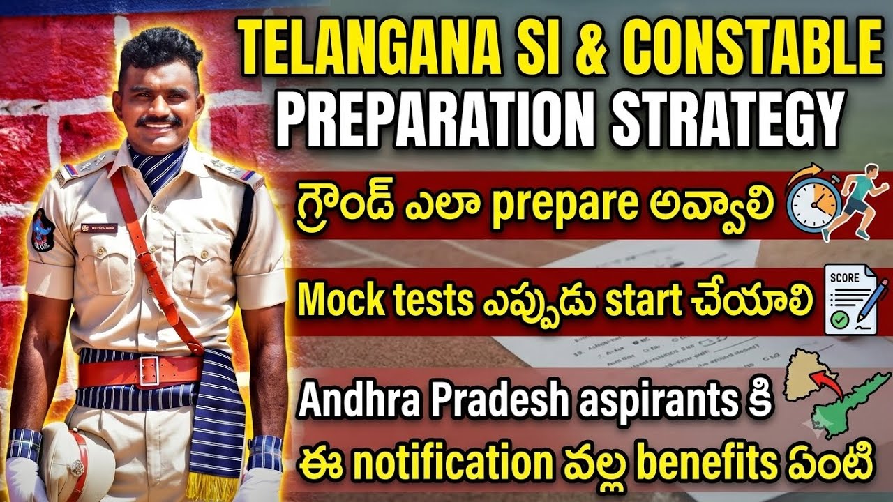 | Telangana SI & Constable Preparation strategy | @NaveenTwostarcopSI 