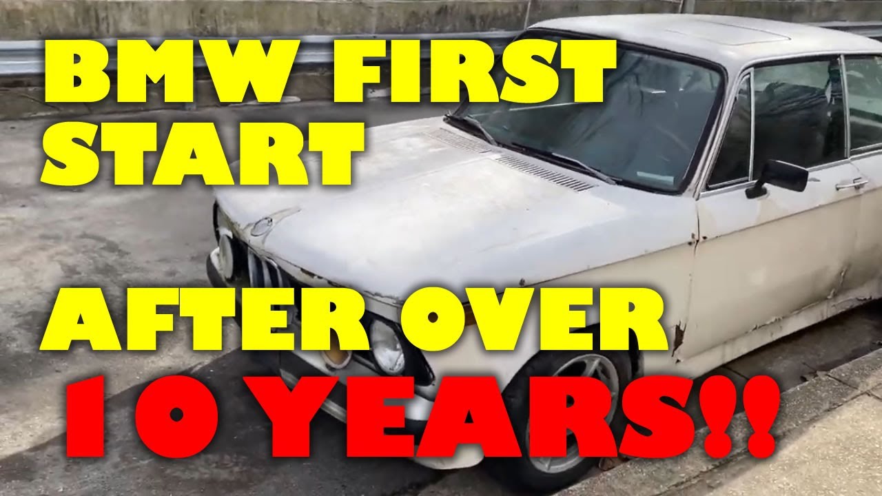 1976 BMW MODEL 2002 FIRST START AFTER A LONG TIME OF PARKING