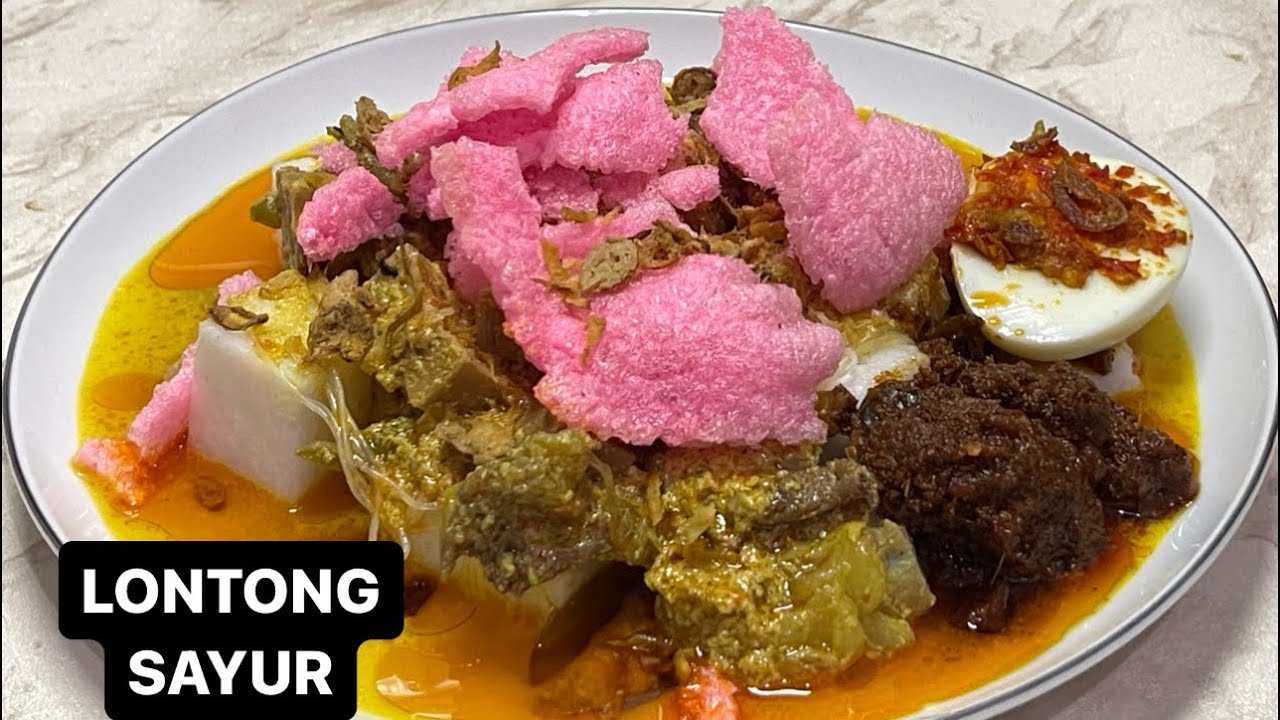 RESEP LONTONG SAYUR PADANG GULAI NANGKA,langganan hari raya 😇