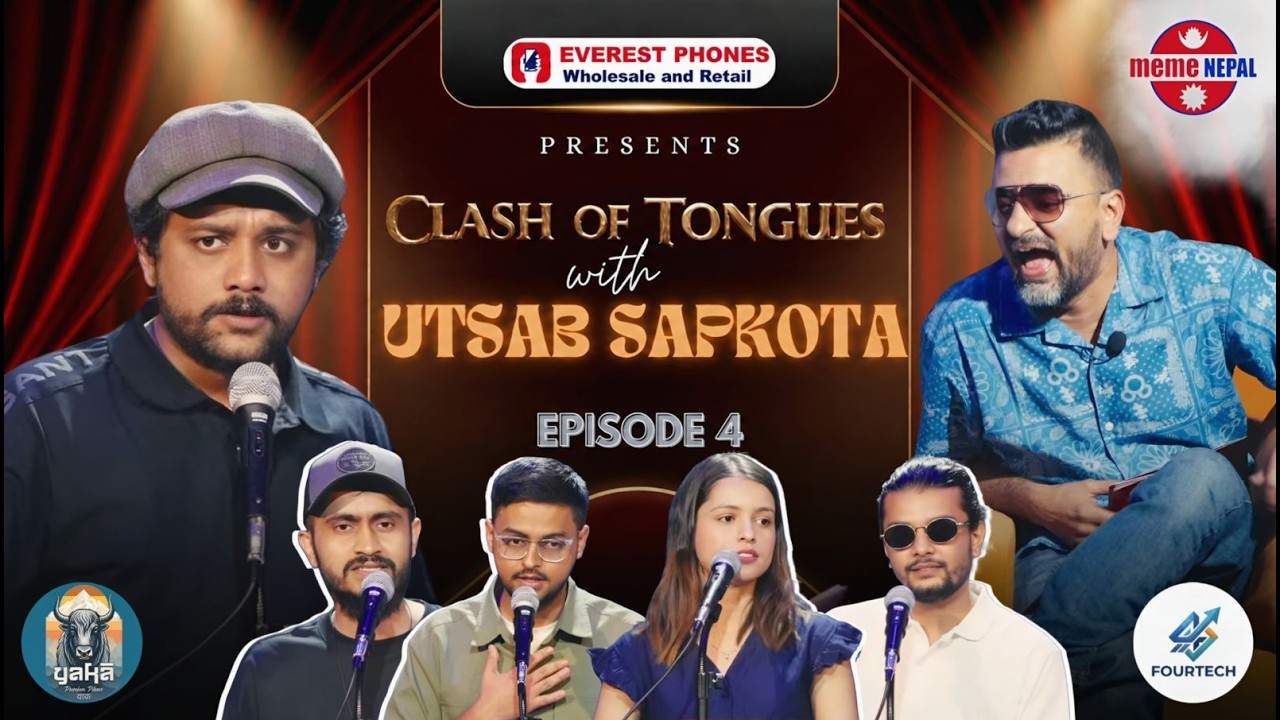 Clash Of Tongues - Nepal&rsquo;s First Roast Show | Episode 4 | Roast Of Utsav Sapkota | Bishal Gautam