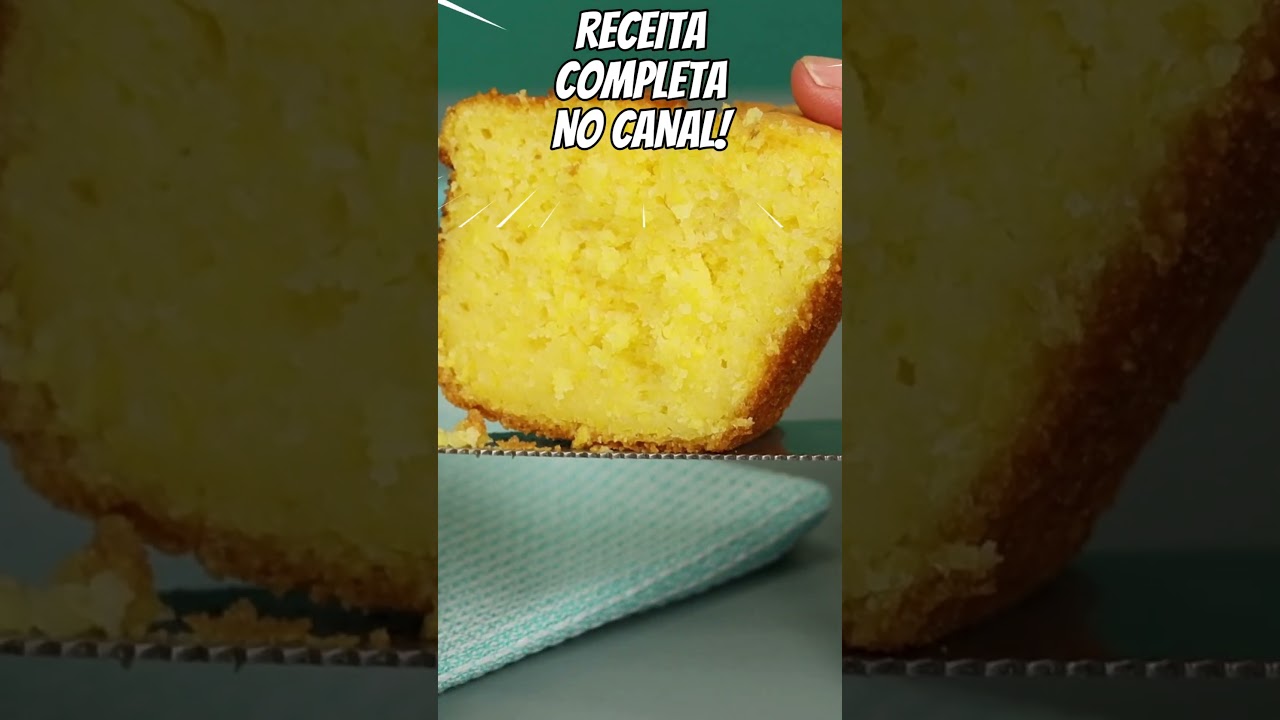 Bolo Floc&atilde;o de Milho F&aacute;cil e Fofinho  Massa  Gostosa &eacute; s&oacute; bater no Liquidificador! #bolofofinho