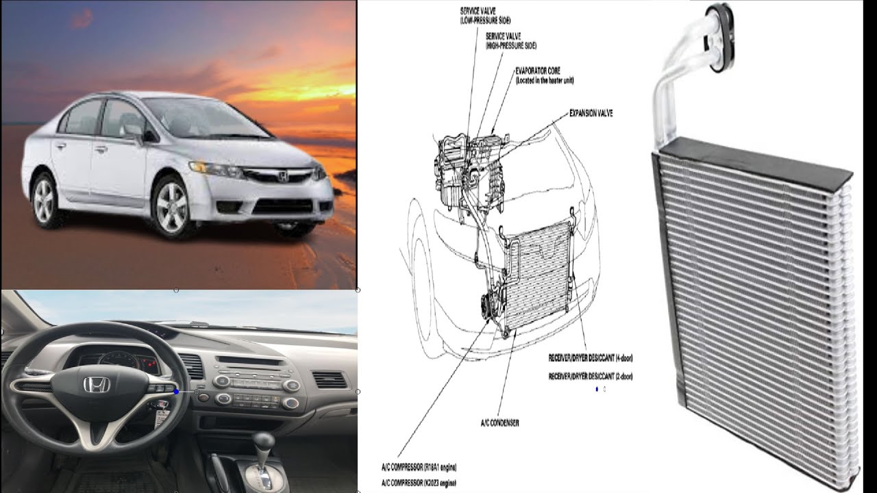 REMOVER EVAPORADOR HONDA CIVIC,