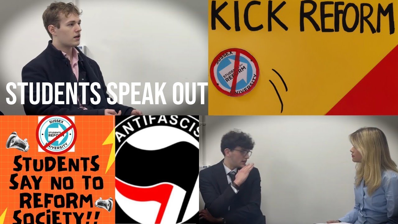 REFORM STUDENTS SPEAK OUT AFTER DEATH THREATS I SUSSEX UNIVERSITY