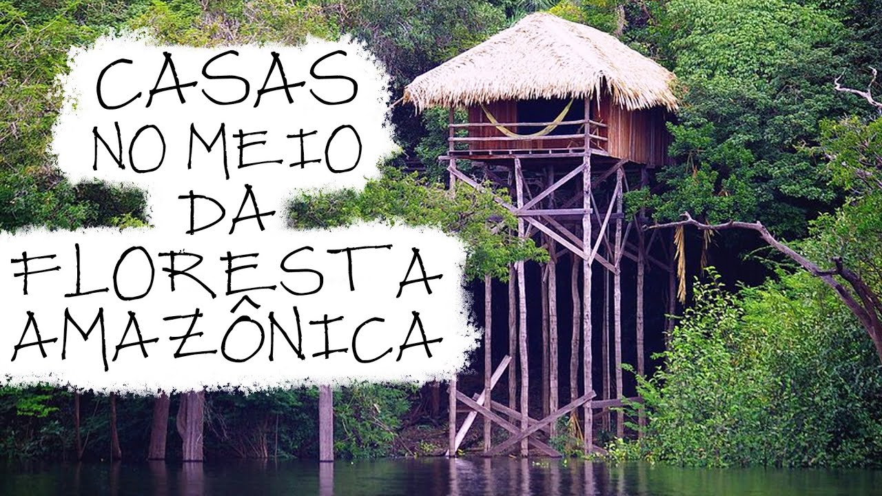CASAS INCRÍVEIS NA FLORESTA AMAZÔNICA