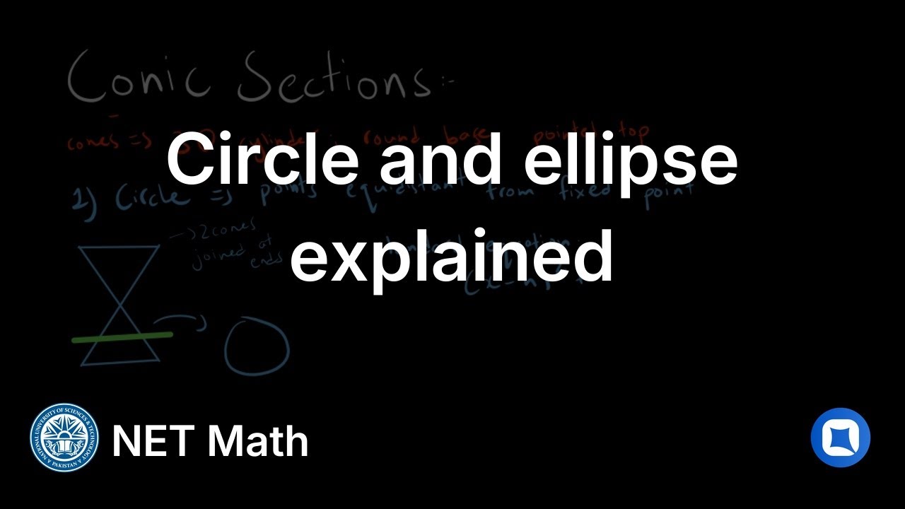 NET Math (Pre-Engineering) | Circle and Ellipse | Qalam Counseling