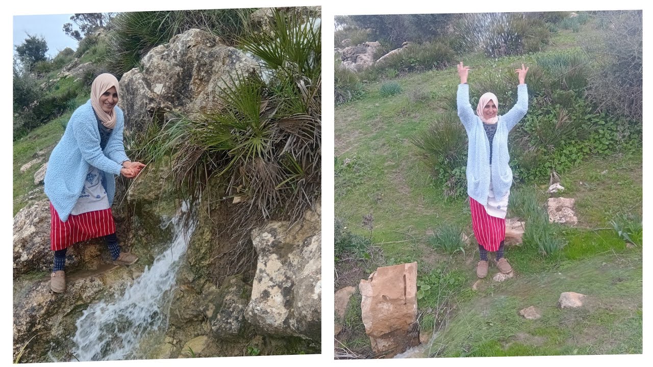 احسن نهار🙆‍♀️ دوزته في الطبيعه الحمد لله على⛰️ هذا الخير احلى بلاصه وشوف 🤗المفاجاه كيف دايره