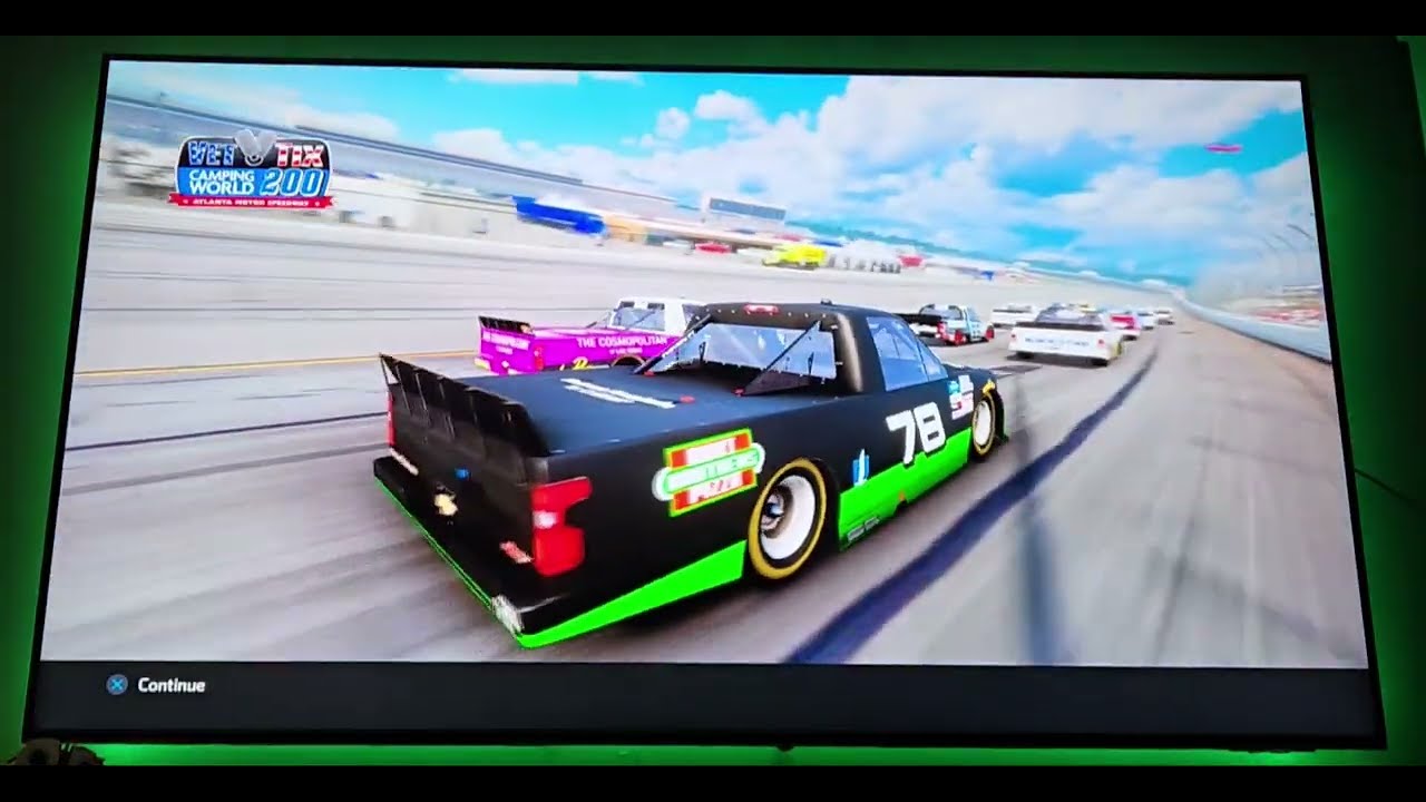 Nascar Heat 5 Truck Series Race at Atlanta #doitfordale #nascar #racing #ps4 