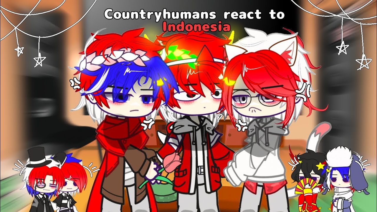 Countryhumans React To Indonesia!? || My AU || not og || My ship || by:me!