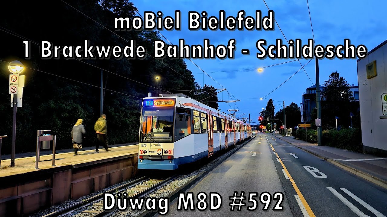 moBiel Bielefeld - Linie 1, D&uuml;wag M8D #592
