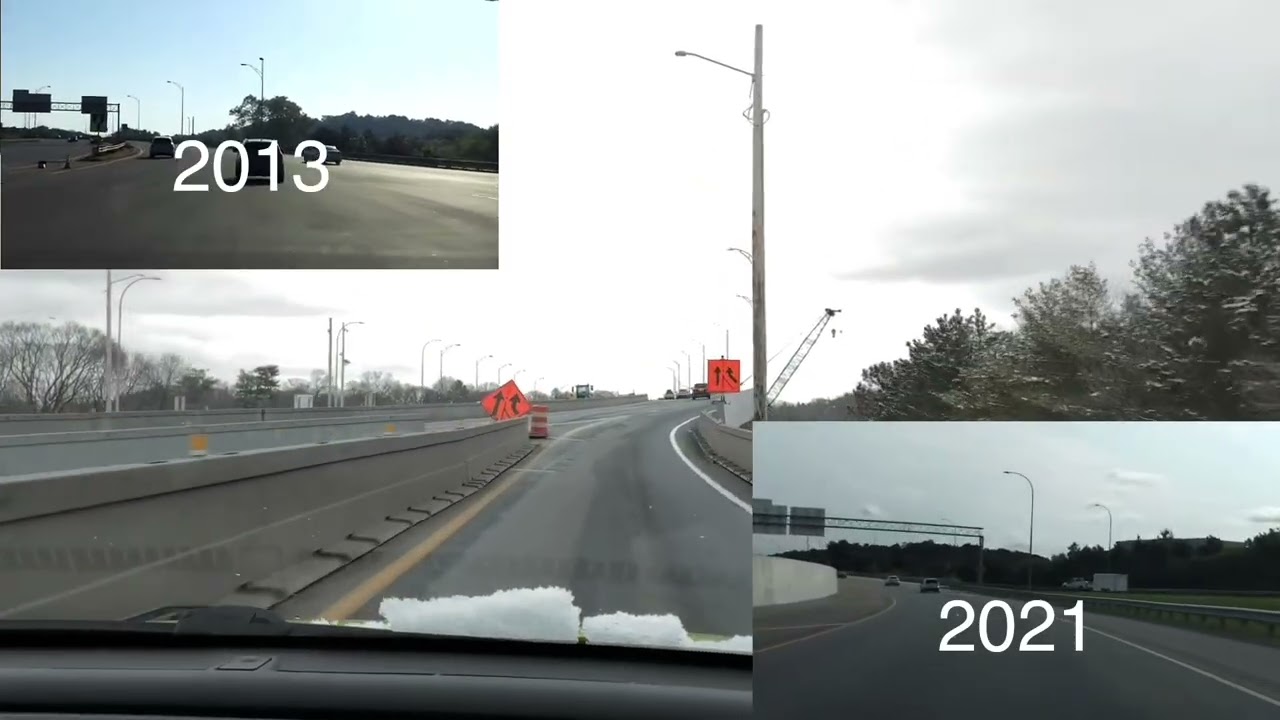 The I-90 / I-95 Charles River Redesigned Bridge in Newton, MA. - 2/22/26