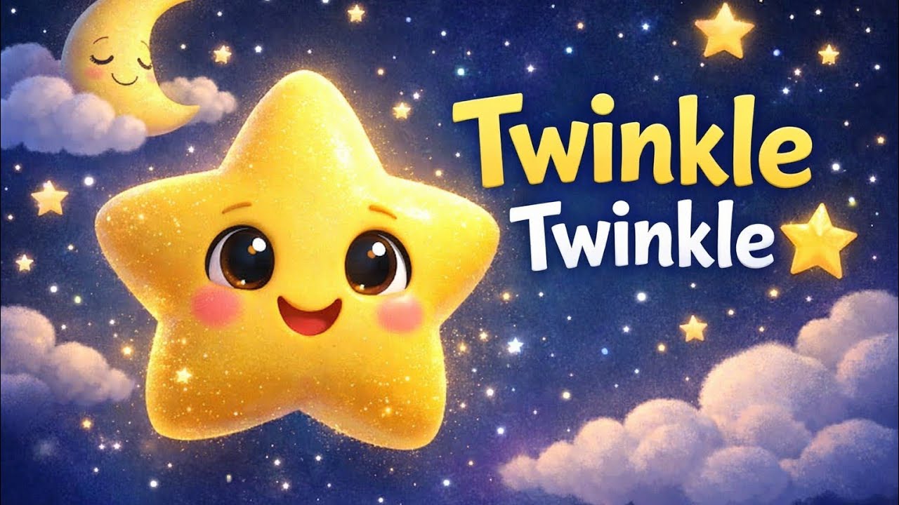 Twinkle Twinkle Little Star 🌟 | 3D Nursery Rhyme for Kids | RhymeBerry World