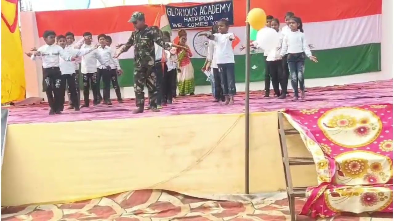 2nd class maa tujhe salam l #republicday #annualfunction #schoolevent