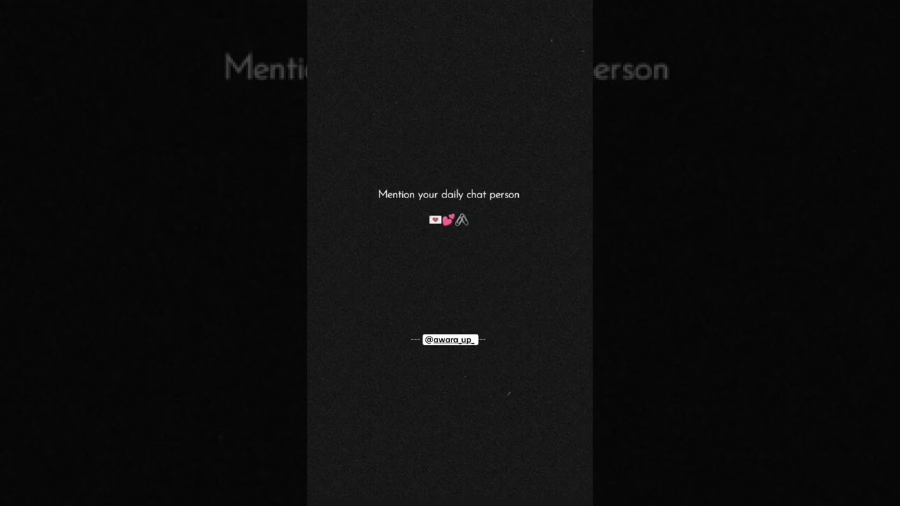 #mention #your #daily #chat #person