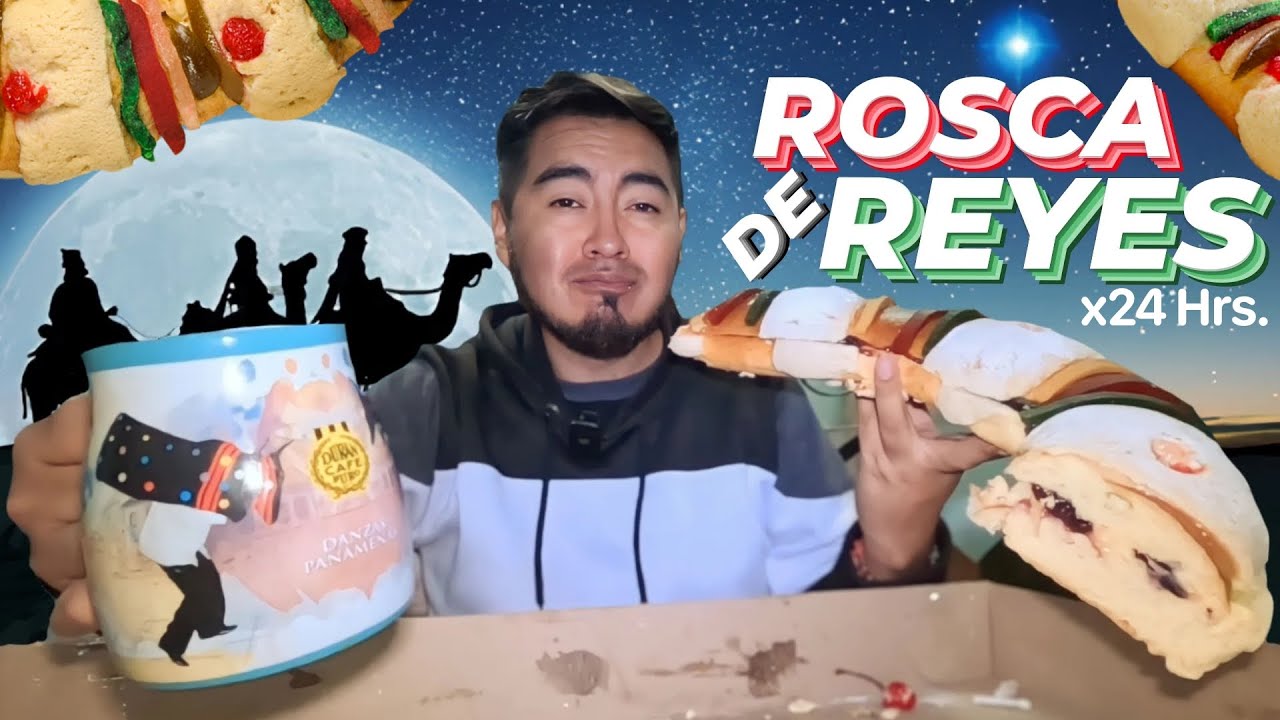Comiendo ROSCA de REYES por 24 HORAS