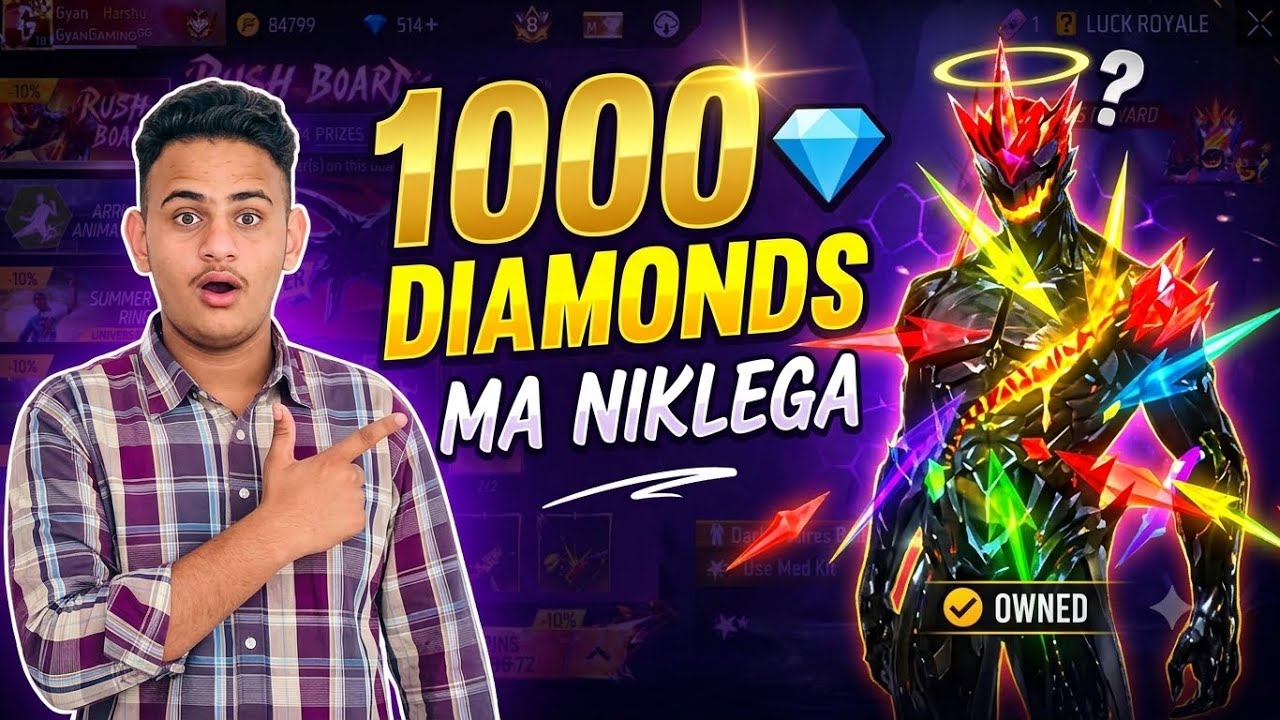 🔥 ONLY 1000 DIAMONDS! Got New Dark Desires Bundle in Free Fire 😱