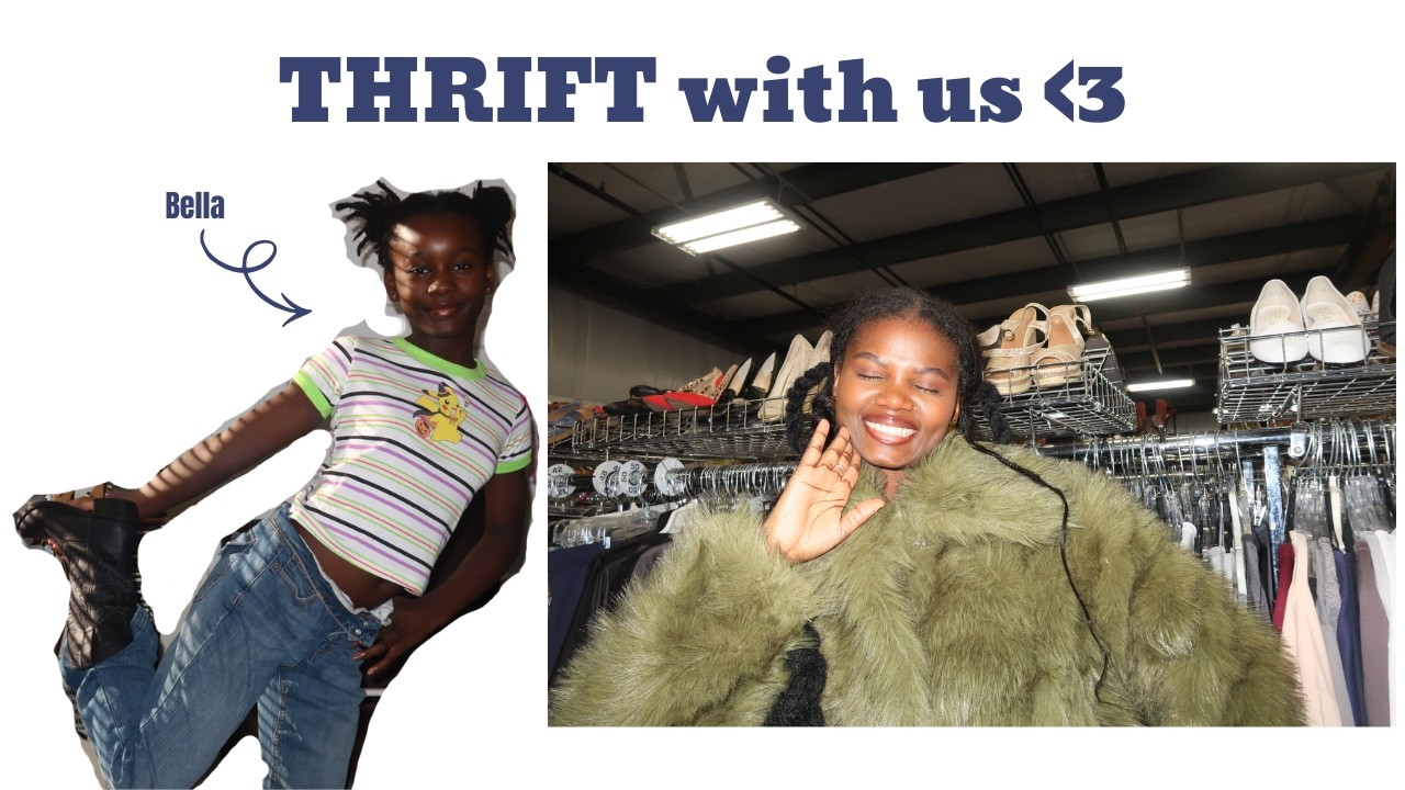  A Little Thrift Surprise for My Favorite Girl 🎀🛍️| styling her + #thrift haul