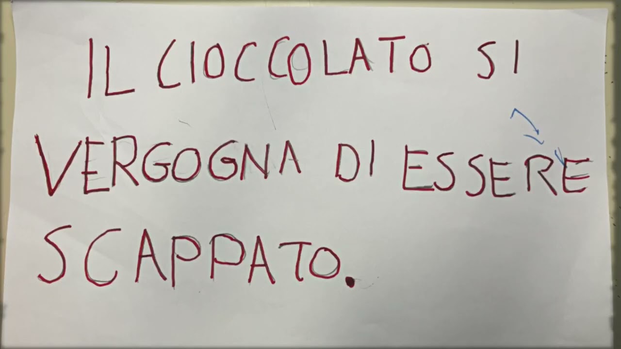 Cioccolato al latte - 2A  San Francesco