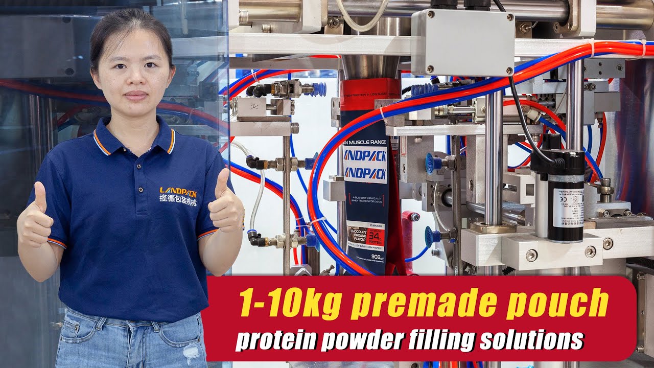 1-10kg Protein Powder Premade Pouch Packing Machine | Stand Pouch Packing Machine