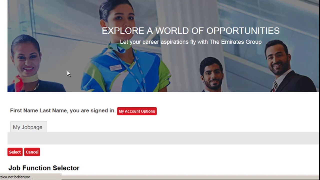 Emirates Job Application Process Online 2019